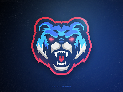 Grizzly basketball bear branding football grizzly logo mascot sport