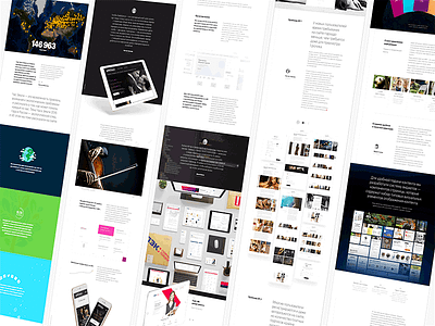 Sneak Peek of Portfolio Pages // ITECH agency case cases new pages portfolio site sketch web work