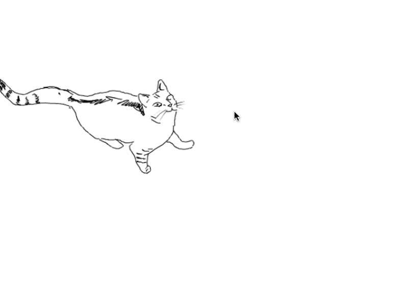 Cat and Mouse adobe animation cat flash gif mouse rotoscope sam coxon