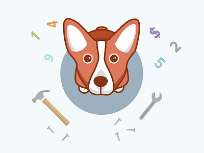 Data Maven corgi data illustration maven