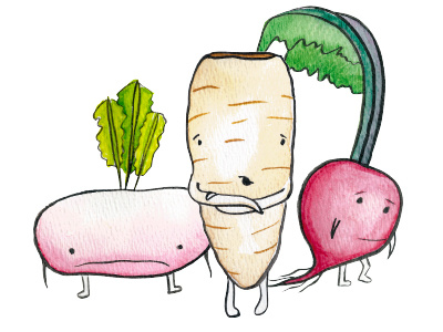 Sad Root Veggies