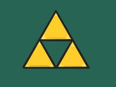 Triforce Tuesday 1/? flat lineart photoshop triangles triforce tuesday zelda