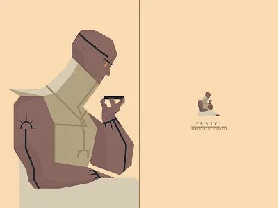 Erasyl, Servant of Casimir characterdesign priest swordandsandal