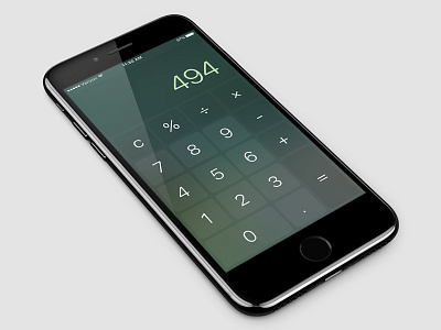 Daily UI #004 - Calculator calculator daily ui mobile