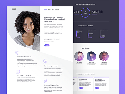 Landing page WIP colors communication landing landingpage website