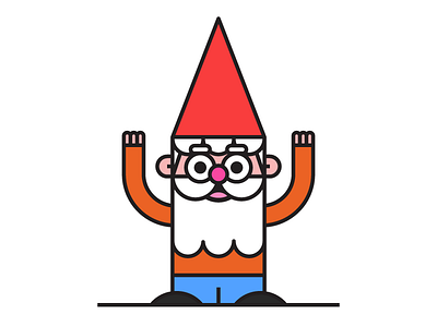 Gnomely character design cheery gnome gnomey illosmith illustration thick woo