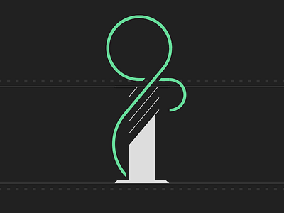 36 Days of Type Day 09 | I 36daysoftype alphabet letter design lettering type design typography