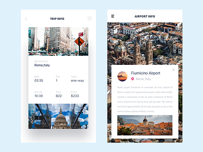 Travel App app flat location mobile travel ui