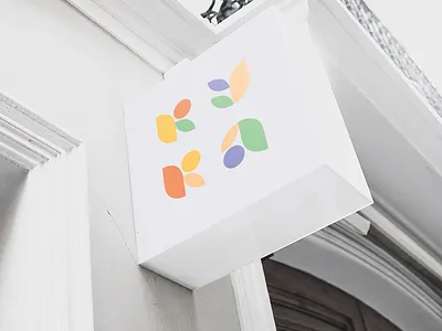 Wall Sign bouquet flower fruit logo