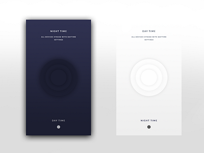 Night And Day appliance black dark dashboard home light ui ux white