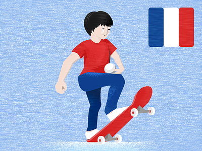 Skater Boy one illustration practice