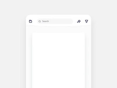 Bold app design icons mobile search sketch ui white