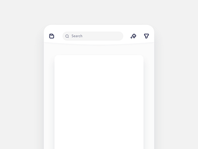 Bold app design icons mobile search sketch ui white