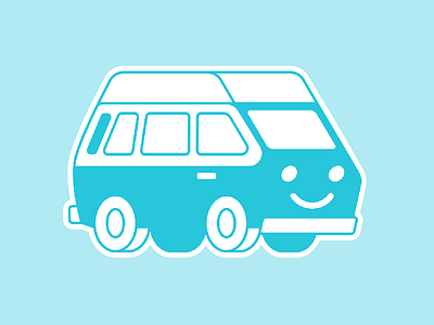 Appy Camper app app store branding camper van camping icon illustration logo vector