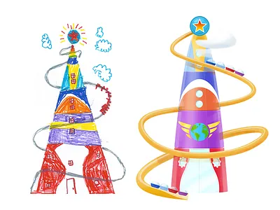 CBeebies Playtime Island : Go Jetters UI cbeebies design illustration ui ux vector