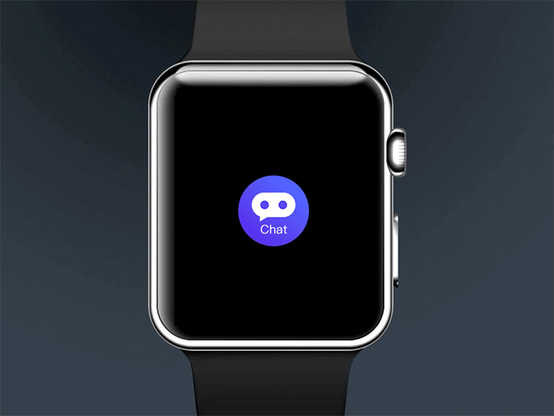 Chat apple motion ui watch