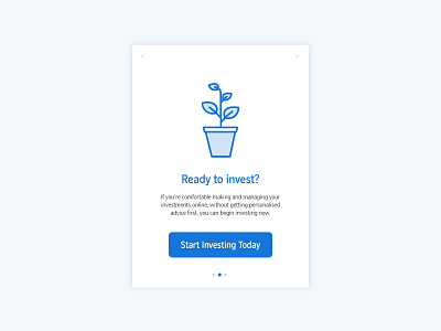Investing UI Card android material design app explainer graphics data drawn illustrations finance managment investment icons ios iphone application plant icon product prototype ui user experience ux