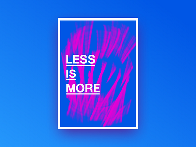 Poster gradient illustration kerning poster quote trendy type typography