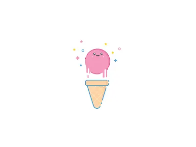 Ice cream 36daysoftype cream cute i ice icecream illustration vector