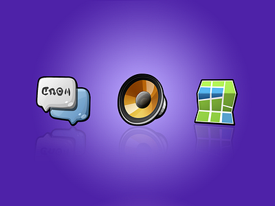 'Sushi' - a mobile system icon design #2 cartoon cute icon map message music sushi