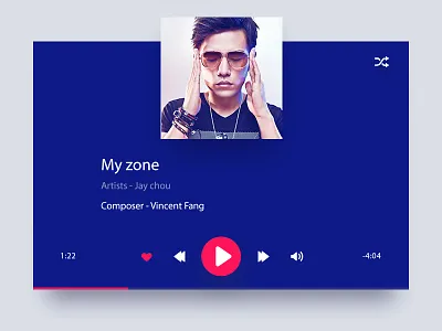 Music Player Jay chou color jay music singer