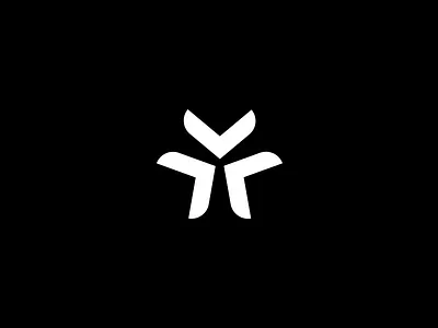 T black brand clean letter logo logotype minimal white