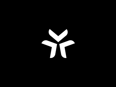 T black brand clean letter logo logotype minimal white