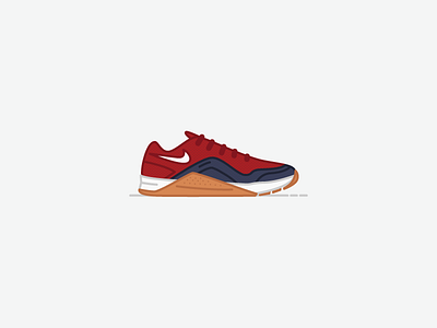 Nike Metacon illustration metacon nike shoe sneaker train training