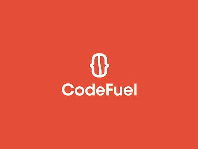 CodeFuel Concept bean bracket caffeine code coder coffee concept development fuel icon logo
