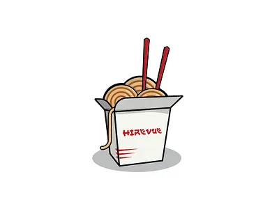 Chinese Food box chinese flat food icon illustration line logo outline ux vector yum