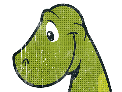 Napoleon the dinosaur cartoon comic dinosaur illustration mascot
