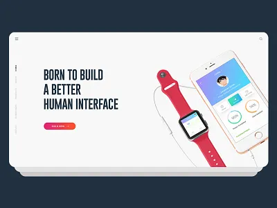 Agency Website Concept agency creative gradient landing portfolio professional design psd ui user interface