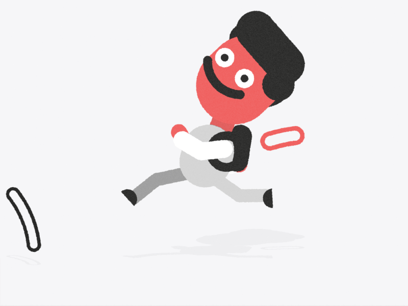 Run boy run 2d after effects animation character flat motion design motion graphics run walk