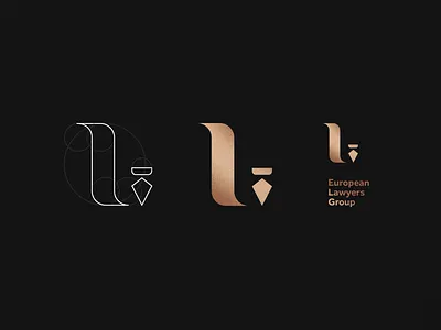 ELG complex overview. brand branding european fountain group ink lawyers logo paper pen