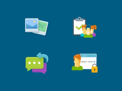Movistar Iconos animation digital flat icon illustration ilustracion movistar