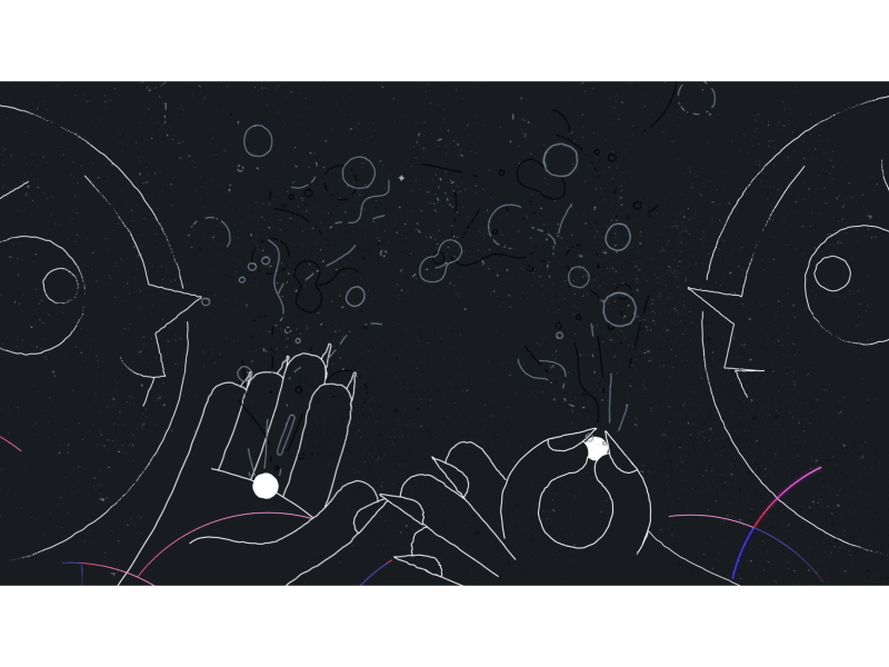 Life In Space 2d after effects animation astronaut cel illustration motion