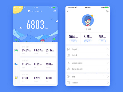 Amazfit app redesign sport；band；