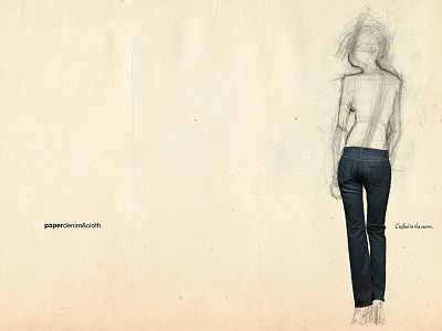 Paper Denim & Cloth Print art direction concept design illustration print