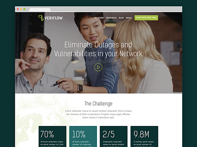 Veriflow Website big data data globe play button teamwork tech technology veriflow video header