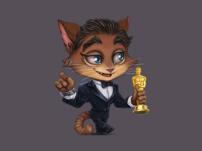 Oscar 2d art cat game icons illustrations oscar sketch