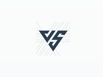 VS brand initial logo