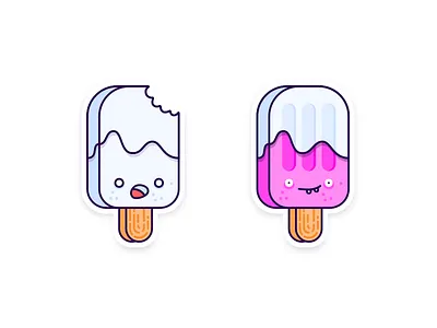 Ice cream. vol 2. cream design dribbble ice illustration vector