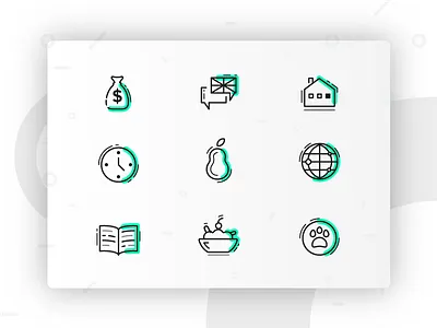 Icon Set clean fresh icon icons line set simply sobecki stroke vibrant