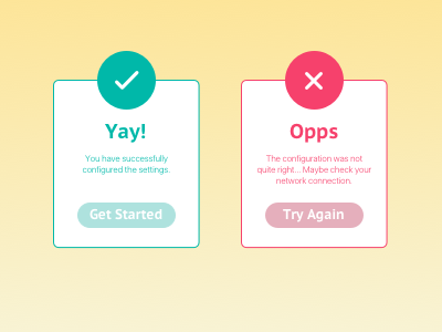 Flash message dailyui