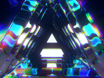 A is for Aberration 36days a 36daysoftype 3d alphabet c4d chromatic aberration cinema 4d