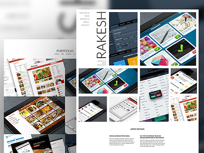 Portfolio - Scrapped Designs 6 clean full bleed grid home home page portfolio thumbnail ui web white