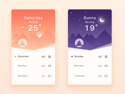 Mobile application calendar