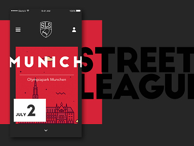 Streetleague app app design munich skate skateboard sls sport streetleague ui