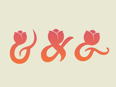 Tulip Time Ampersand ampersand tulip typography