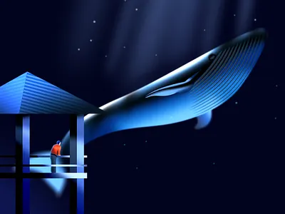 Whale fantastic sea visitor whale